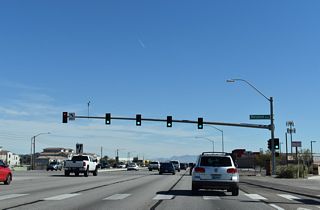 Maryland Parkway runs north from Sunridge Heights Parkway nearby to Paradise Road at Windmill Lane.