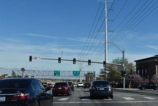 Paralleling I-215, Paseo Verde Parkway heads east from SR 146 across Henderson to Horizon Ridge Parkway