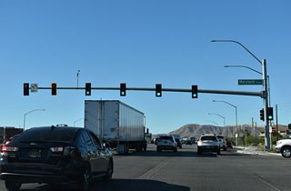 Maryland Parkway extends south from the Silverado Ranch community across SR 146 to Sunridge Heights Parkway.