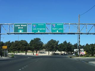 The exchange joining Lake Mead Boulevard with I-15/U.S. 93 was reconfigured after 2009 to replace the left side entrance ramp to the freeway south with a new loop ramp. The northbound ramp was relocated to a signalized intersection with Lake Mead Boulevard.