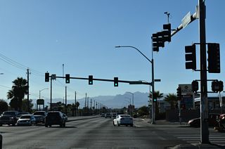 SR 147 ends west at Pecos Road where Lake Mead Boulevard enters the city of North Las Vegas.