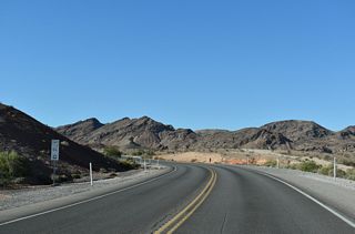 Nevada State Route 147 west along Lake Mead Boulevard at mile marker 13 Nevada State Route 147 west along Lake Mead Boulevard at mile marker 13