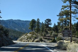 Angel Peak Road spurs north to the Hilltop Campground in addition to a junior and high school.