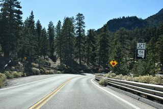 SR 156 travels from the Lee Canyon ski area 17.544 miles to U.S. 95 between Corn Creek and Indian Springs.