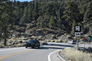 SR 156 lowers nearly 4,500 feet in elevation on the 14.1 mile course northeast to U.S. 95.
