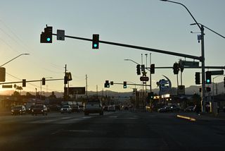 State maintenance along Charleston Boulevard ends west at Fremont Street. Fremont Street is SR 582 south to Boulder Highway.