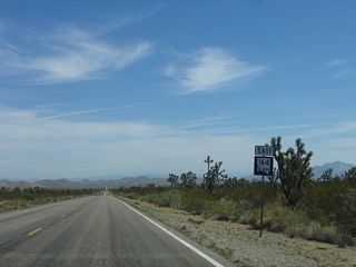 A Nevada 164 east reassurance shield.