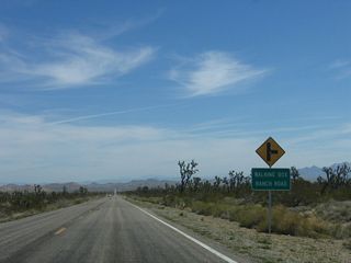 The next intersection along Nevada 164 east is with Walking Box Ranch Road.