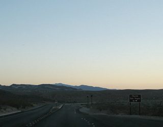 Southbound Northshore Road meets Lake Mead Boulevard west at the upcoming intersection. Lake Mead Boulevard becomes SR 147 upon departing the national recreation area, and meets Interstate 15 in the city of North Las Vegas.