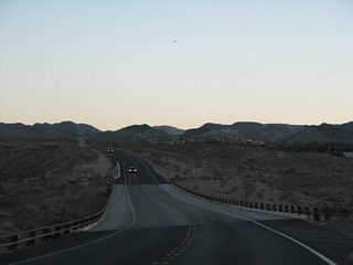 This bridge carries Northshore Drive south over the Lake Las Vegas spillway (Las Vegas Wash).