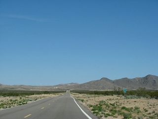 Former Nevada 169/Valley of Fire Highway is signed with mileposts, such as this one at Mile 5.