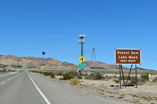 Silverline Road stems west from SR 173 to Old U.S. 95. U.S. 93 Business (Boulder City Parkway) provides a slower route to Lake Mead and Hoover Dam over Interstate 11.