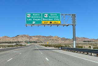 SR 173 ties into U.S. 93 Business (Boulder City Parkway) at a diamond interchange.