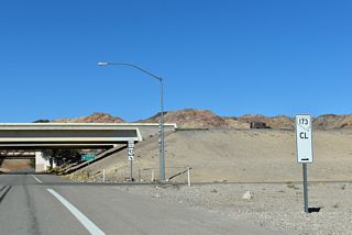 Clark County mile marker 1 for SR 173