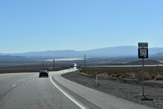 A begin shield appears for SR 173 along Veterans Memorial Highway southbound just beyond the exchange with Boulder City Parkway.