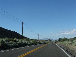 Nevada 206 (Foothill Road) through the northern Carson Valley.