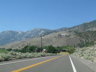 While farms dominate most of the agricultural Carson Valley, some ranches and homes are found along Nevada 206, which is more arid and further from the fertile floodplain of the Carson River.