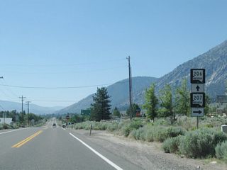 Nevada 207 turns west to pass over Daggett Pass via the Kingsbury Grade and is the most direct route from the Carson Valley into the Lake Tahoe Basin. Nevada 207 ends at U.S. 50 near South Lake Tahoe.
