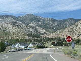 Mottsville Lane ties into the intersection joining the east end of SR 207 (Kingsbury Grade) and SR 206 (Foothill Road).