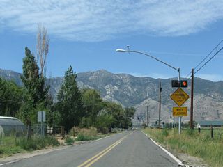 Like many highways that cross the Carson Valley, Waterloo Lane serves local ranches and farms. A signalized intersection joins Waterloo Lane west with SR 88 across from Mottsville Lane.