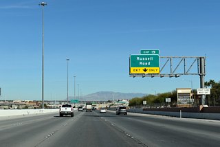 The next interchange along CC-215 is with Russell Road at Exit 19.