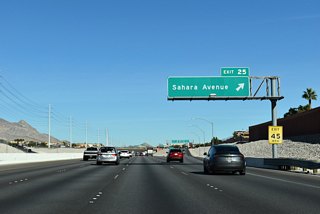 Sahara Avenue joins CC-215 with Downtown Summerlin at Exit 25. Downtown Summerlin opened October 9, 2014 offering shopping, dining, and entertainment.2