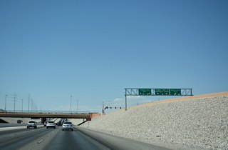 Heading east from CC-215, Sahara Avenue continues through Spring Valley to I-15 and the north end of the Las Vegas Strip. Hughes Park Drive advances north for Summerlin Centre Drive within the Downtown Summerlin complex.   