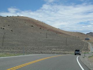 Nevada 341 (Comstock Highway) passes through the high desert lands east of Carson City and travels gradually uphill toward Virginia City.