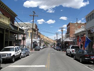 Northbound C Street (Nevada 341) meets Union Street at this intersection.
