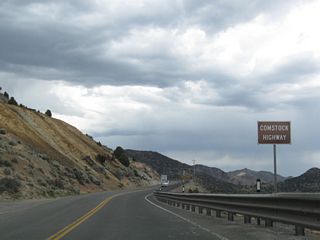 Northward from Virginia City, Nevada 341 (Comstock Highway) climbs to Geiger Summit. Wild horses may appear alongside the state route on this stretch.