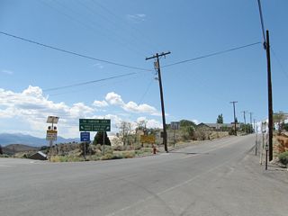 Steeper grades and curves are found on the older roadway taken by Nevada 342 through Gold Hill while Nevada 341 is less steep running beteen Long Canyon and Flowery Ridge.