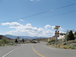 Nevada 341 proceeds south from Virginia City along the Occidental Grade toward Silver City and U.S. 50.