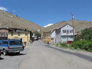 Taylor Street leads west to intersect C Street (Nevada 341) in Downtown Virginia City.