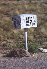 The "Black Mailbox" is located off SR 375 by the perimeter of Area, 29 miles to the west of Crystal Springs. Local theories abound about what this box is used for.