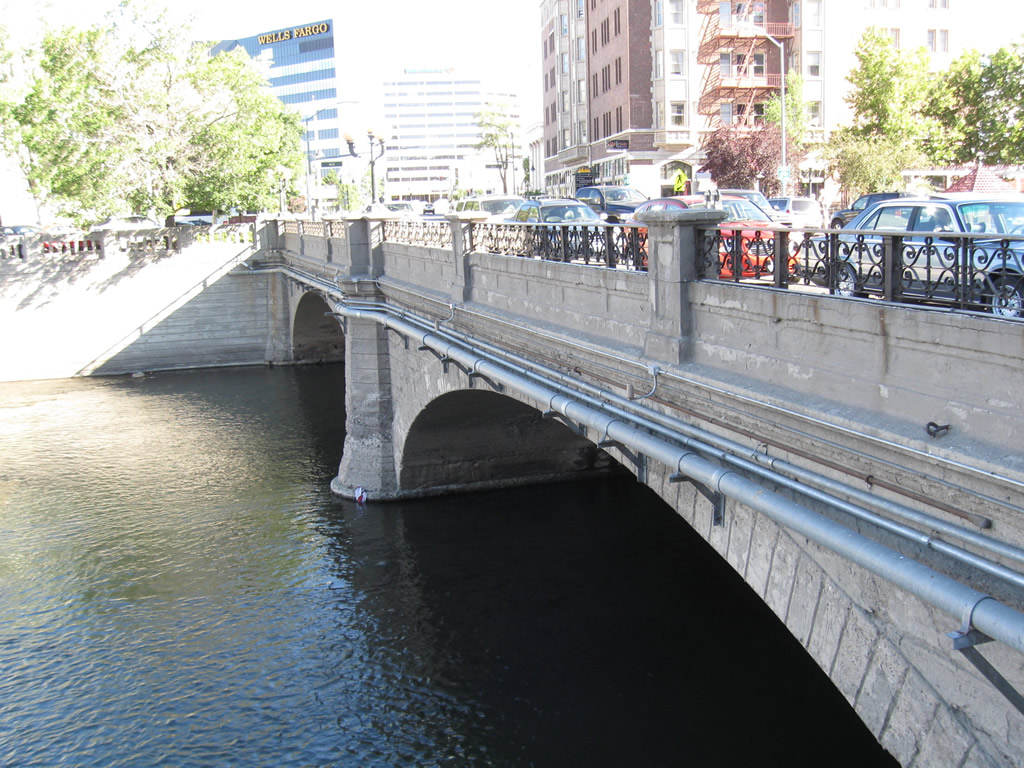 U.S. 395 Business (Virginia Street) crossing the Truckee River in Reno, NV