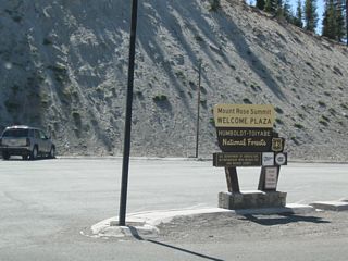 Restrooms and information kiosks located at Mount Rose Summit welcome motorists who cross over the Nevada 431 corridor between the Tahoe Basin and Truckee Meadows.