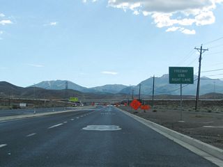 I-580/U.S. 395 travel north to Reno and Sparks and south to Carson City.