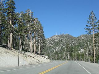 Slide Mountain, where the Mount Rose Ski Tahoe resort is located, appears along SR 431 northbound just ahead of Mount Rose Summit.