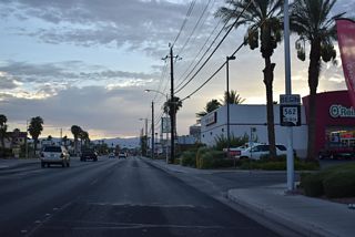 The beginning of Nevada State Route 562 west along Sunset Road at Paradise The beginning of Nevada State Route 562 west along Sunset Road at Paradise