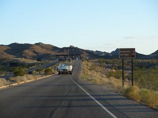 Lake Mead Parkway extends southwest from the intersection joining Northshore Road and Lakeshore Road within Lake Mead National Recreation Area.