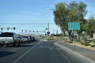 Boulder Highway (former SR 582) is an arterial angling northwest from I-11/U.S. 93-95 at the Wagonwheel Interchange in south Henderson to Fremont Street in Las Vegas.