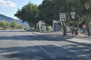 Confirming marker for SR 564 posted west of Boulder Highway (old SR 582).