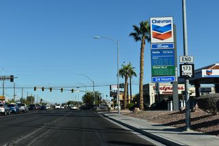 The eastbound beginning of Nevada State Route 573 along Craig Road in Las Vegas The eastbound beginning of Nevada State Route 573 along Craig Road in Las Vegas