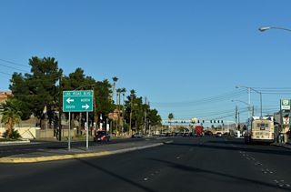 Las Vegas Boulevard through North Las Vegas and Sunrise Manor is SR 604 and the historic route of U.S. 91/93.