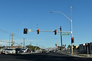 Cheyenne Avenue (old SR 574) east at Michael Way.