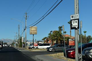 Nevada State Route 574/Cheyenne Avenue west of Losee Road in North Las Vegas Nevada State Route 574/Cheyenne Avenue west of Losee Road in North Las Vegas