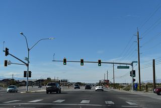 State maintenance along Boulder Highway north commences from the intersection with Broadbent Boulevard north and Gibson Road south.