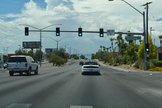 Sahara Avenue west at Richfield Boulevard.