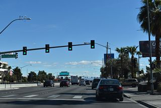 Duke Ellington Way is a local street south to Reno Avenue.