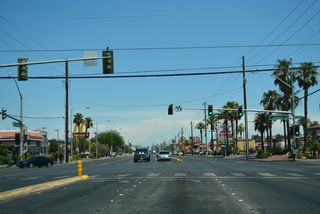 Tropicana Avenue east at Jones Boulevard.